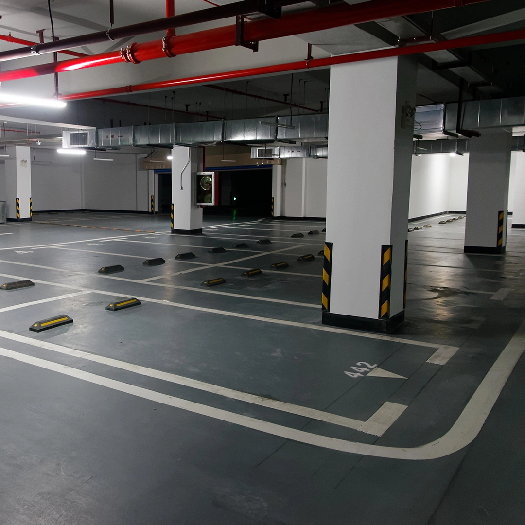 Oznakowanie parkingów w fabrykach